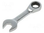 Wrench: combination spanner | rattle | 17mm | Chrom-vanadium steel