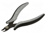 Pliers | cutting,miniature,curved | ESD | 132mm | with small chamfer