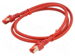 Patch cord | S/FTP | Cat: 6 | RJ45 plug,both sides | stranded | Cu | 1m
