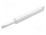 Screwdriver: blade | slot | 1.5x0.3mm | Blade length: 20mm