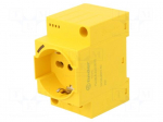 Connector: AC supply | female | socket | 250VAC | 16A | Type: with LED