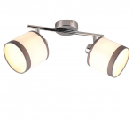 Trio-Lighting Davos 2-pc E14 chrome/white virziena gaismeklis