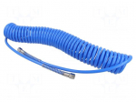 Compressed air hose | coiled | 1/4" | L: 9m | &Oslash;int: 6.5mm | &Oslash;out: 10mm