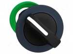 Switch: rotary | 30mm | Stabl.pos: 2 | black | none | IP66 | witout symbol