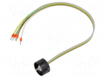 Contact block | 84 | IP40 | cables | 300mm | Contacts: NO | 24VDC | 10mA