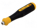 Screwdriver handle | magnetic | Holder: hexagonal | 1/4" | 110mm