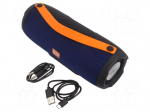 Speaker | black,blue,orange | FM radio,hands-free set | 10m | 7h