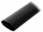 Heat shrink sleeve | glued | 103mm | L: 1m | black | Temp: -25&divide;125&deg;C