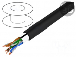 Wire | F/UTP | 4x2x24AWG | industrial Ethernet,outdoor | Cat 5e | Cu
