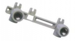PPR montāžas plāksne 20x1/2"F, pelēka PPR montāžas plāksne, taisna