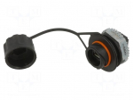 Coupler | USB A socket,both sides | USB 2.0 | plastic | Colour: black
