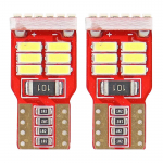 Autolambid, Mootorratta ja traktori valgustid // Auto LED-pirnid ja komplektid // Żar&oacute;wki led canbus 18smd 4014 t10e w5w white 12v amio-01286