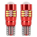Autolambid, Mootorratta ja traktori valgustid // Auto LED-pirnid ja komplektid // Żar&oacute;wki led canbus 27smd 3014 t10e w5w white 12v 24v amio-01446