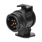 Uued tooted // Adapter gniazda przyczepy 13/7-pinowy, tworzywo, 12/24V