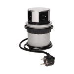 Elektrimaterjalid // Elektrimaterjalide v&auml;ljam&uuml;&uuml;k | Madalate hindade kampaaniad // Gniazdo meblowe -10cm wysuwane z blatu z przewodem 1,5m, 4x2P+Z