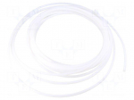 Hose | max.25bar | PTFE | 4mm | white | -70&divide;260&deg;C