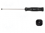 Screwdriver: standard | slot | 5.5x1mm | ESD | Blade length: 125mm