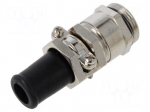 Cable gland | PG16 | IP65 | brass | metallic | Resistance to: UV rays