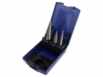 Drill set | step | high speed steel grounded HSS-G | tinware,metal