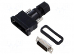 Connector: D-Sub HD | plug | male | PIN: 26 | straight | for cable