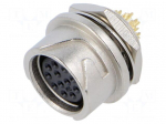 Connector: circular | socket | female | LF | 2A | 300VAC | PIN: 12