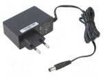 Power supply: switching | mains,plug-in | 13.5VDC | 1.7A | 24W | 1.82m