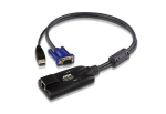 Server - Other Accessories Aten  USB VGA KVM Adapter 1 x RJ-45 Female, 1 x USB Male, 1 x HDB-15 Male