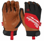 MILWAUKEE LEATHER GLOVES L/9 HYBRID