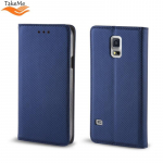 TakeMe Smart Magnetic Fix Book Case without clip Samsung Galaxy S21 (G991B) Dark Blue