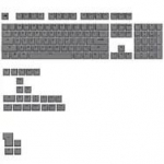 Glorious GPBT Basics Keycaps, ANSI Layout (US), PBT, Dye-Sub - Armor Grey