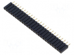 Connector: pin strips | socket | female | PIN: 25 | THT | 3A | 125V | BL 1