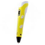 Riff Fantasy 3D printing pen with LCD for kids with 1.75mm ABS/PLA Filament wire/ AC Powered/ Yellow