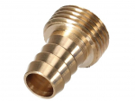 Brass tap connection - external thread 3/4" - hose 5/8" - male - &Oslash;15mm - 20x27 mm