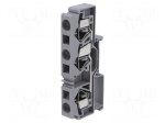 Rail mounted connector WS16-TW-01P-11