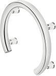 Horseshoe-shaped wall mount