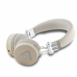 Guess PU Grained Triangle Logo ENC Wireless Headphones
