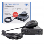 CB radio station PNI Escort HP 2020 single channel 22 frequency 27.225 MHz, without noise, probably the quietest station.