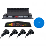 PNI Escort P16 A car parking sensor package with 4 16mm OEM type receivers + Sticky Pad Blue