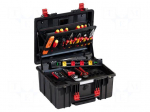 Tools set: general purpose | case | for electricians,for diy | 1kV
