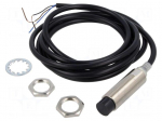 Sensor: inductive | OUT: PNP / NO | 0&divide;16mm | 10&divide;30VDC | M18 | 2m | IP67