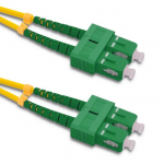 Qoltec Patchcord fiber optic SC/APC - SC/APC | Singlemode | 9/125 | G652D | Duplex | 1m
