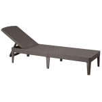 Tooted koju ja aeda // &Otilde;ues | Aiam&ouml;&ouml;bel // Leżak ogrodowy regulowany Jaipur Sun Lounger brązowy