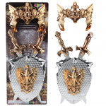 M&auml;nguala | PC | Konsoolid | Tarvikud // M&auml;nguasjad ja m&auml;ngud lastele // Zestaw Rycerski Tarcza Dwa Miecze Maska Srebrny Złoty Orzeł