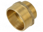 Splice terminal: nipple | male-male,reductive | brass CW617N | BR