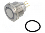 Switch: vandal resistant | Pos: 2 | SPDT | 3A/220VAC | 5A/24VDC | IP65