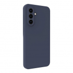 Back panel cover Evelatus Samsung Galaxy A36 Premium Magnetic Soft Touch Silicone Case Dark Blue
