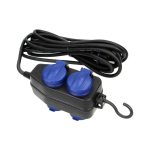 Uued tooted // Przedłużacz warsztatowy bryzgoszczelny IP44, 4 gniazda (2+2) 2P+Z IP44, schuko, przew&oacute;d gumowy, H05RR-F 3x1,5mm?, 10m