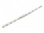 LED tape | white cold | 3528 | LED/m: 60 | 8.5mm | white PCB | IP65 | 120&deg;