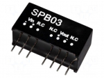Converter: DC/DC | 3W | Uin: 18&divide;36V | 12VDC | Iout: 250mA | SIP | 4.8g