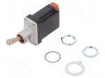 Switch: toggle | Pos: 2 | SPDT | ON-ON | 7.5A/230VAC | 20A/28VDC | IP67